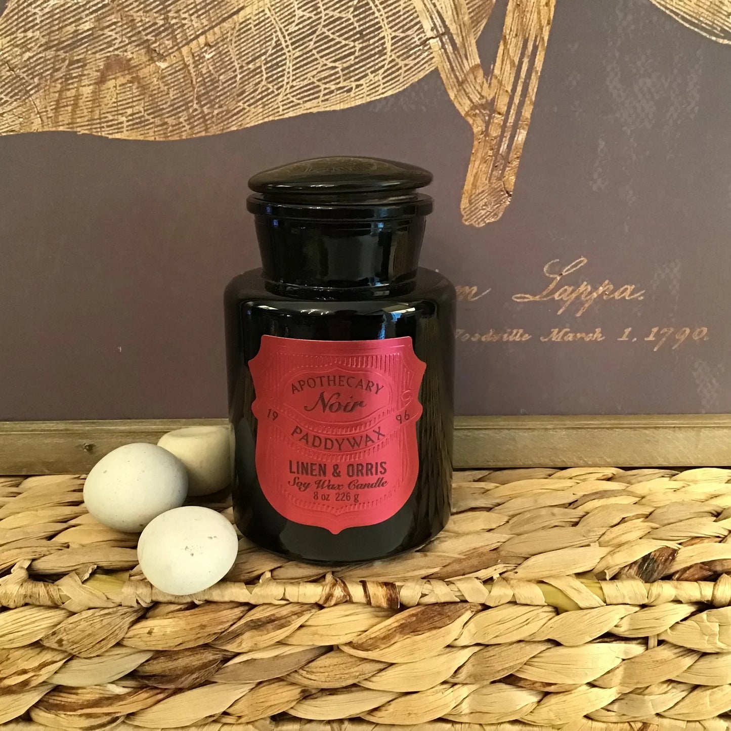 Linen & Orris – Vela de Cera de Soya con Esencia de Lino y Orris