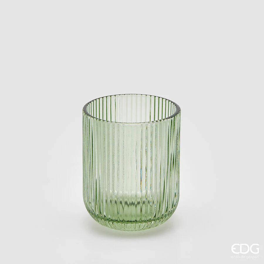 Portavelas de Cristal