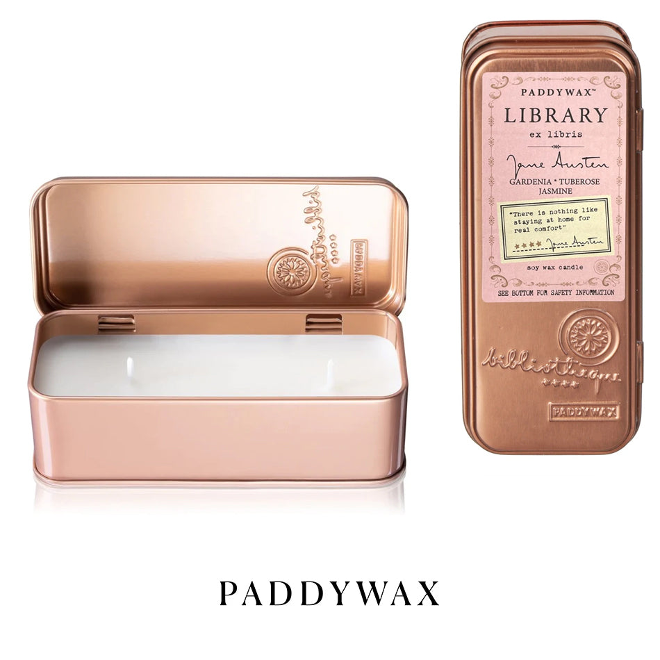 Library Two Wick Travel Tin 2 oz./56g - Jane Austen