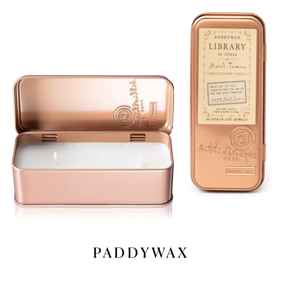 Library Two Wick Travel Tin 2 oz./56g - Mark Twain