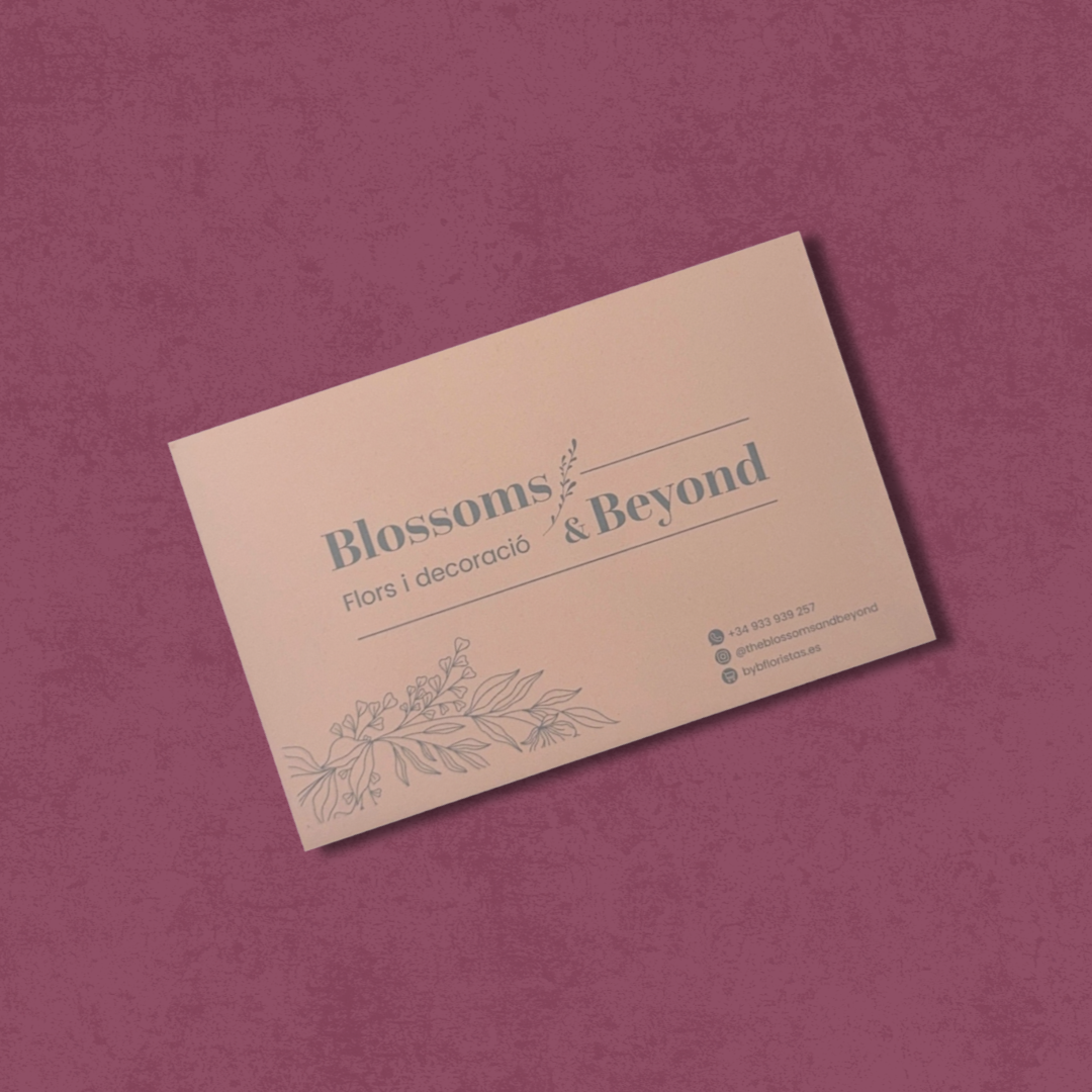 Tarjeta de Dedicatoria en Sobre Rosa