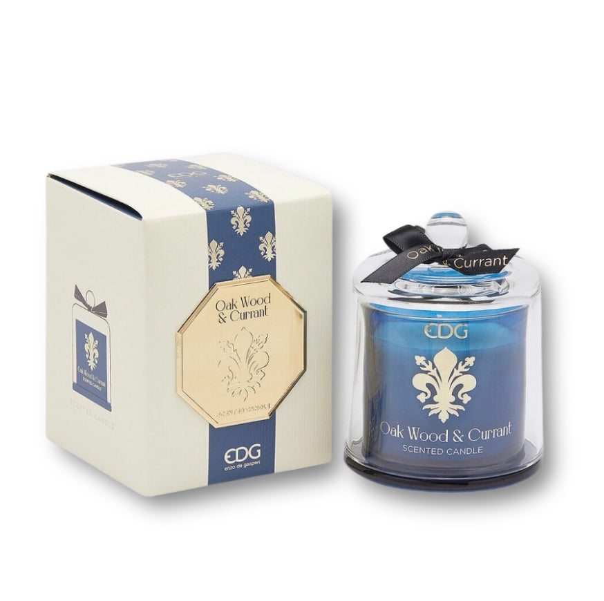 Vela Aromática con Cúpula de Cristal - Oak Wood & Currant