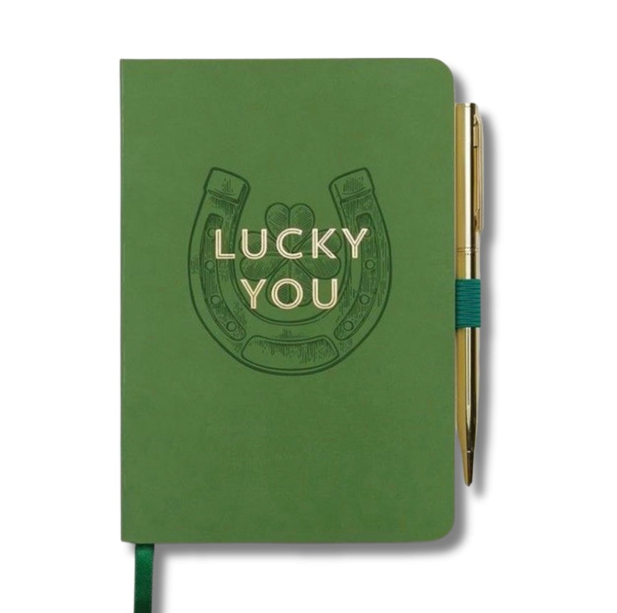 Cuaderno de notas con bolígrafo - Lucky You