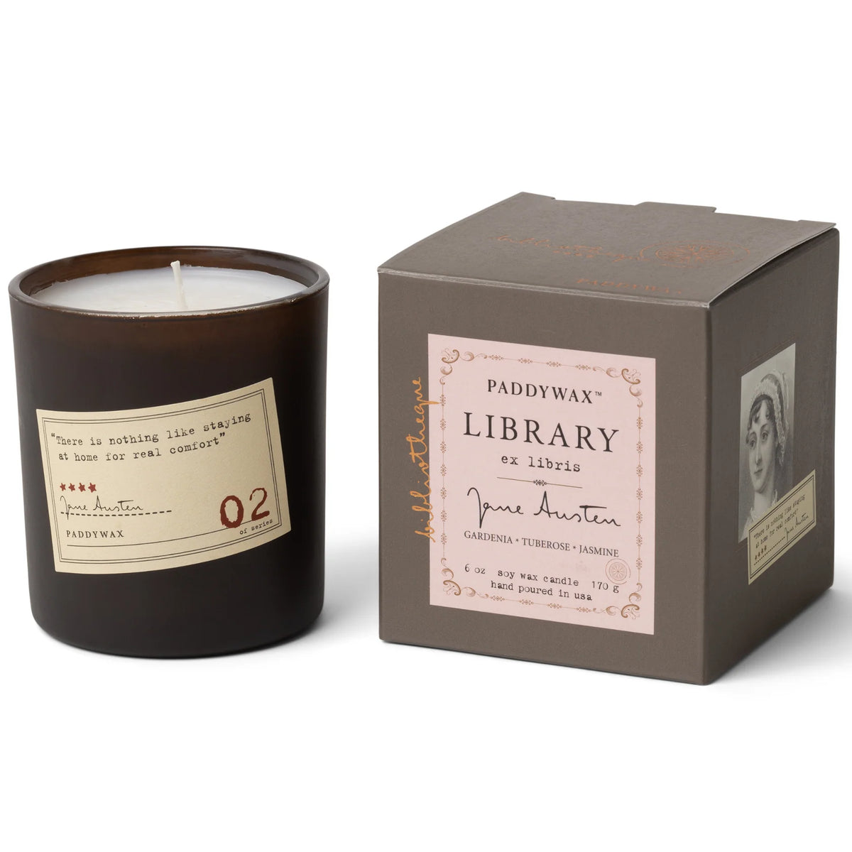 Vela Aromática Jane Austen - Colección Library