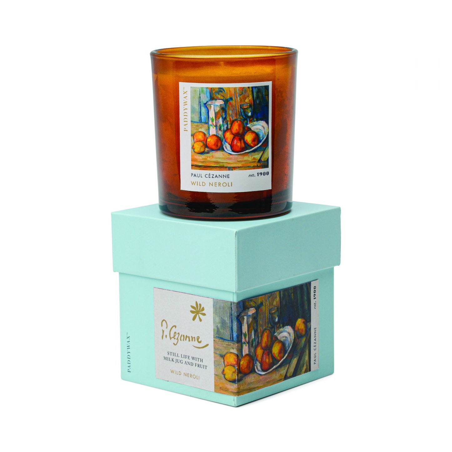 Impressionist 6oz/170g Glass Candle - Cezanne 'Still Life with Milk Jug and Fruit' IMP0604EU