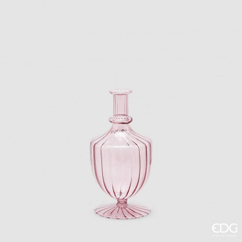 Gerro Uniflor de Cristall Rosa