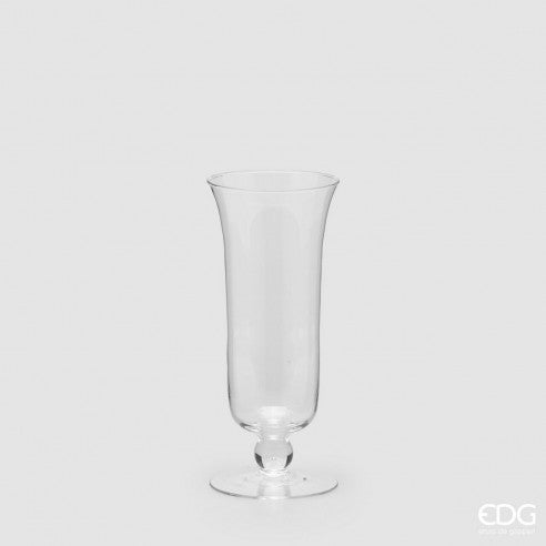 Jarrón de Cristal Transparente