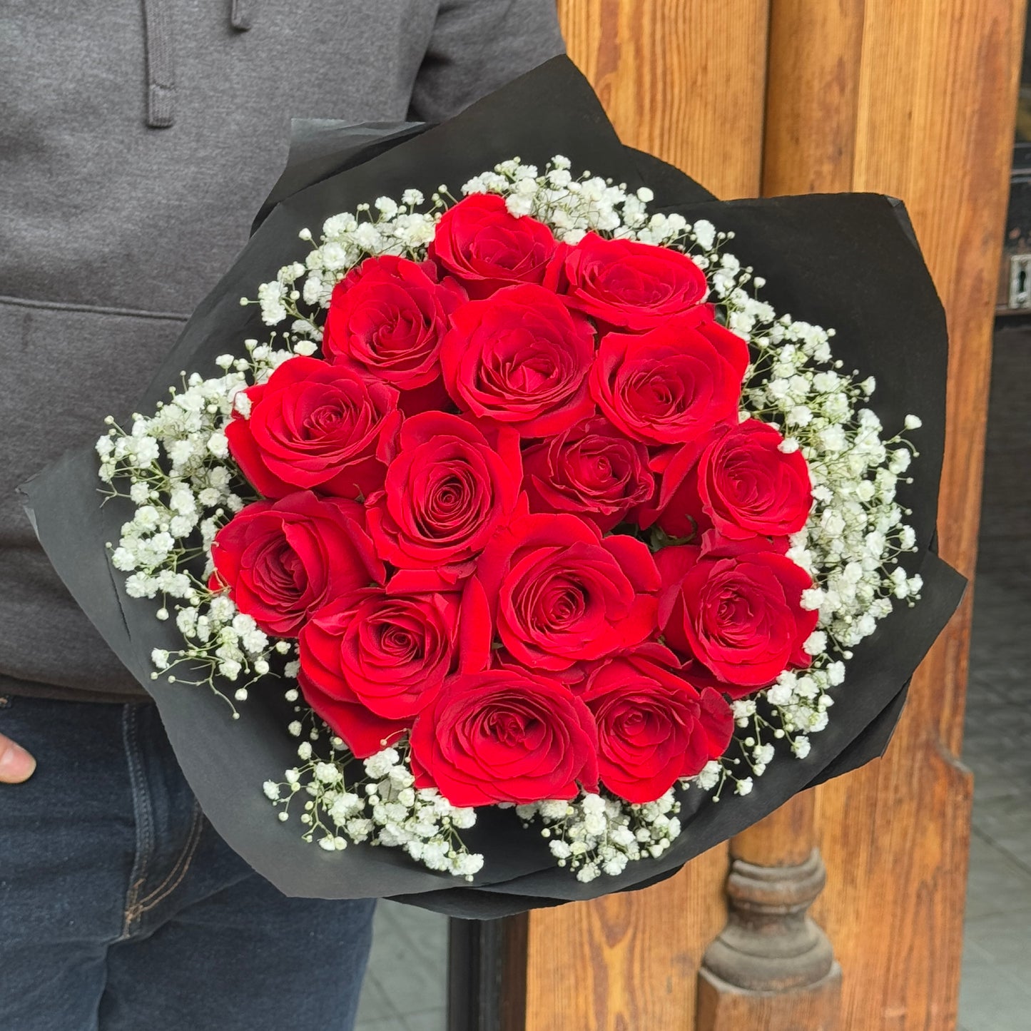 Velvet Passion - 15 roses to conquer