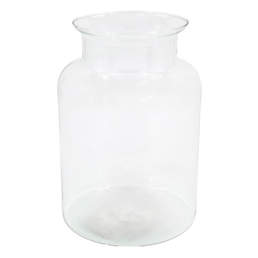 Jarrón de Cristal Transparente