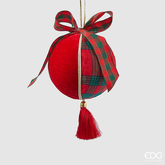 Tartan Decorative Ball (medium)