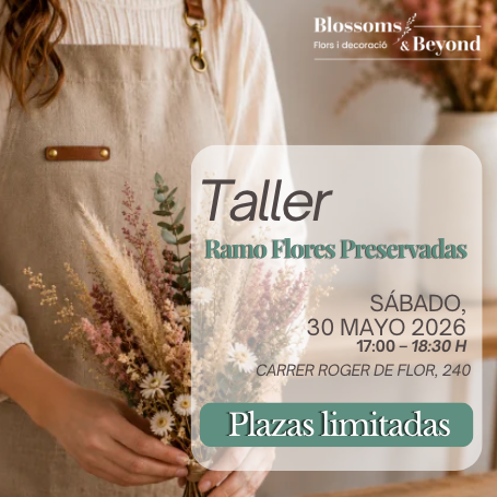 Taller Floral: Ramo de Flores Preservadas