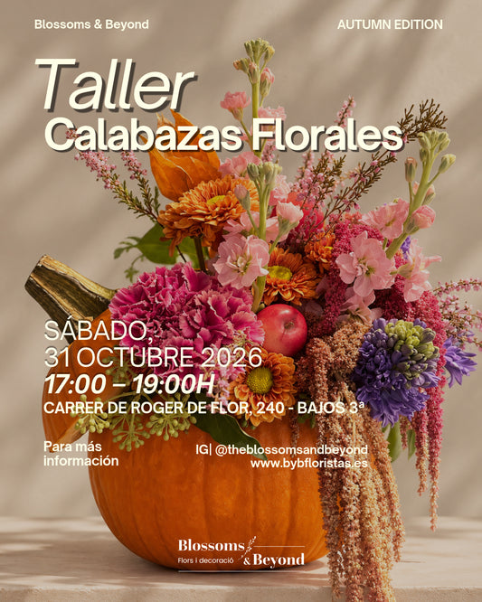 Taller de Calabazas Florales | Autumn Edition  🍂
