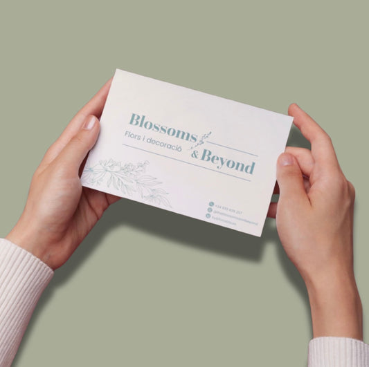 Targeta de Dedicatòria a Sobre Blanco