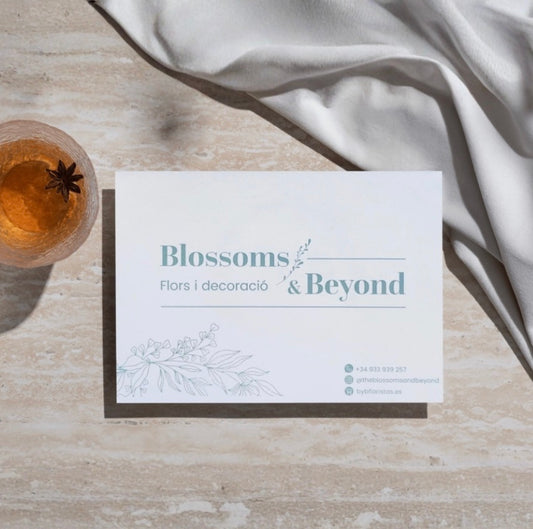 Targeta de Dedicatòria a Sobre Blanco