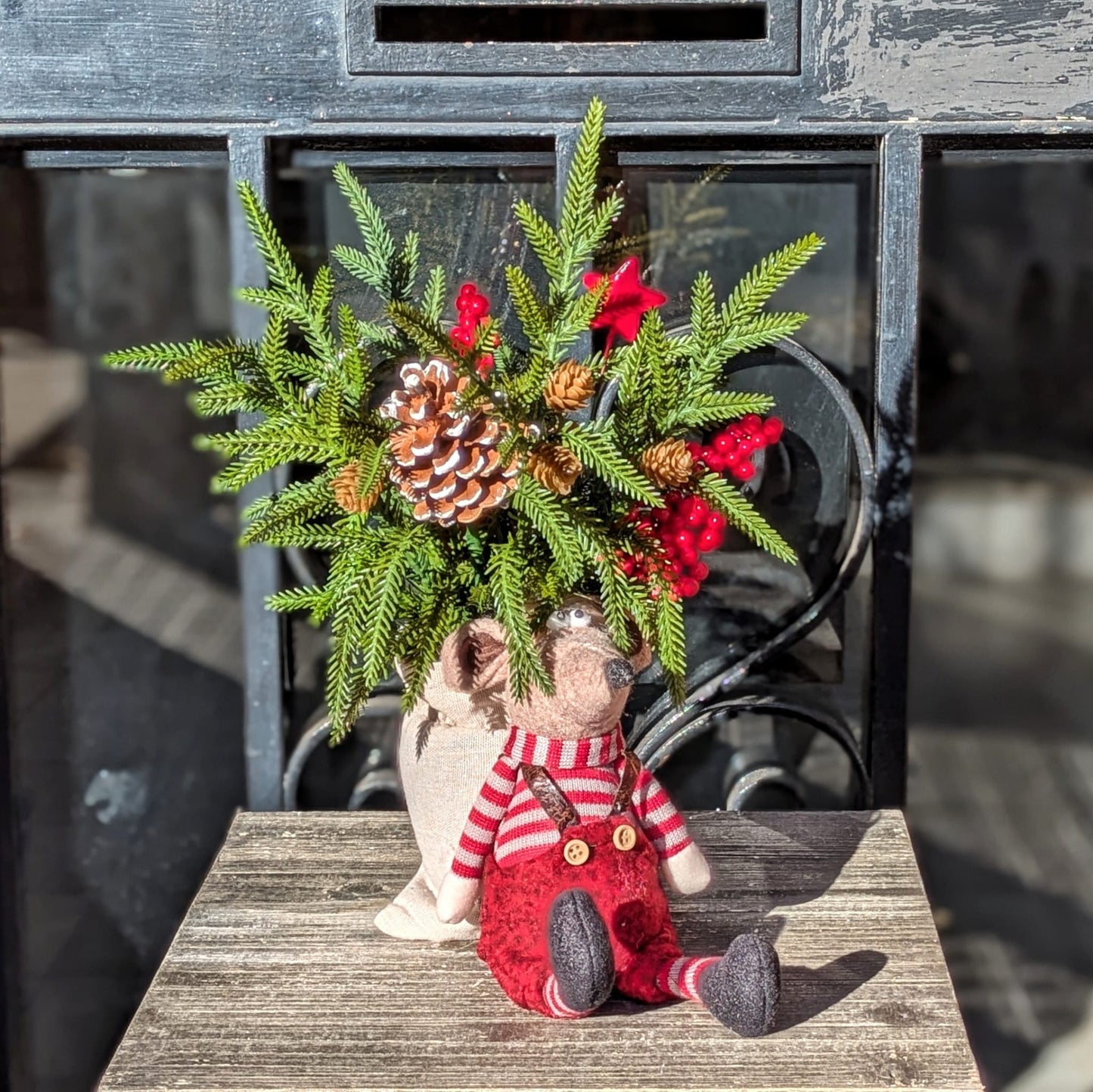 Cozy Pine and Berry Accent