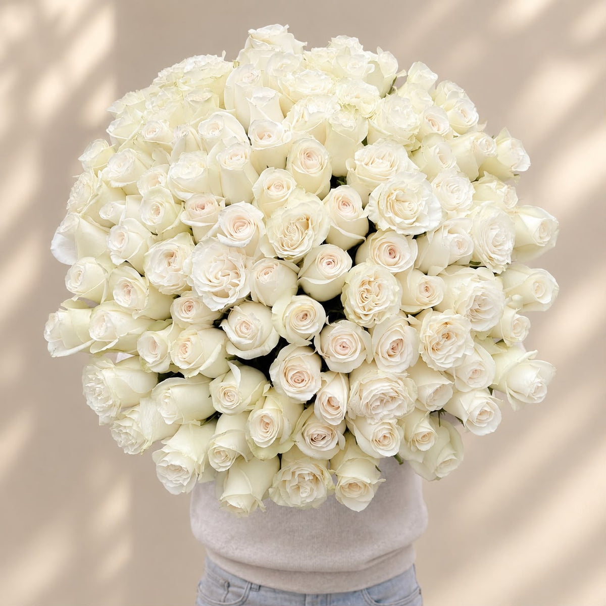 Eternal White Promise - Ramo de 101 Rosas
