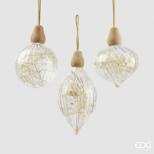 Bola de Cristal con Flores Secas 1pz