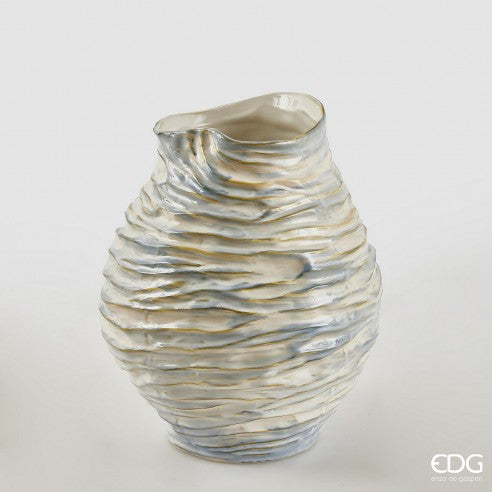 Jarrón Artesanal de Cerámica Italiana L