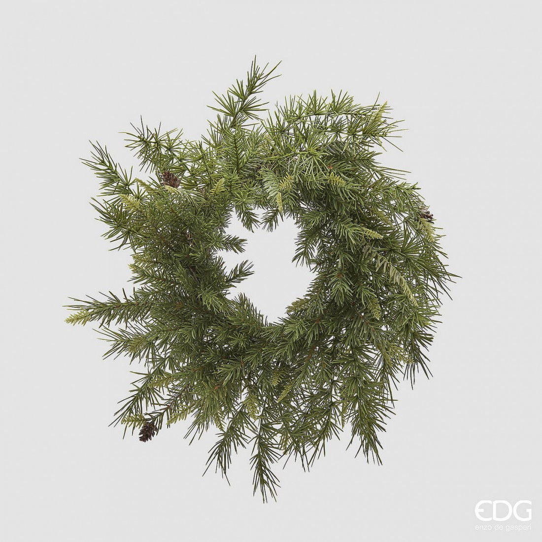 Corona Navideña de Pino