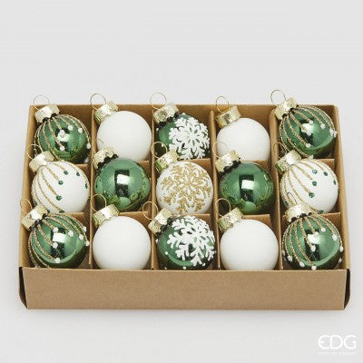 Set de Bolas Navideñas (15pzs)