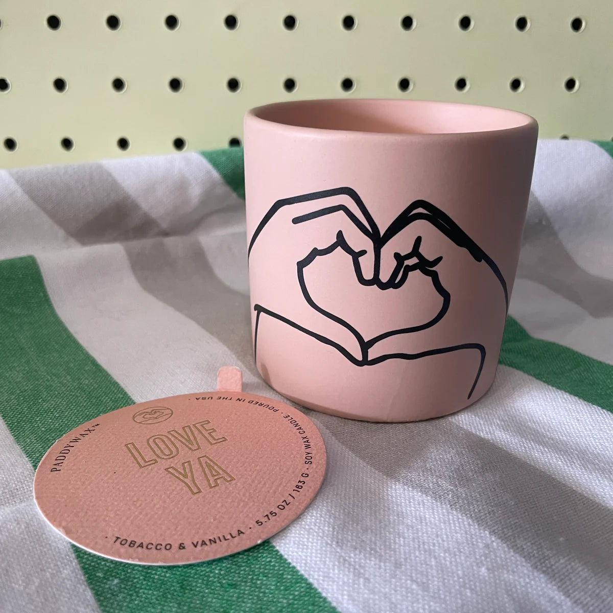 Vela Aromática en Vaso de Cerámica - Tobacco & Vanilla