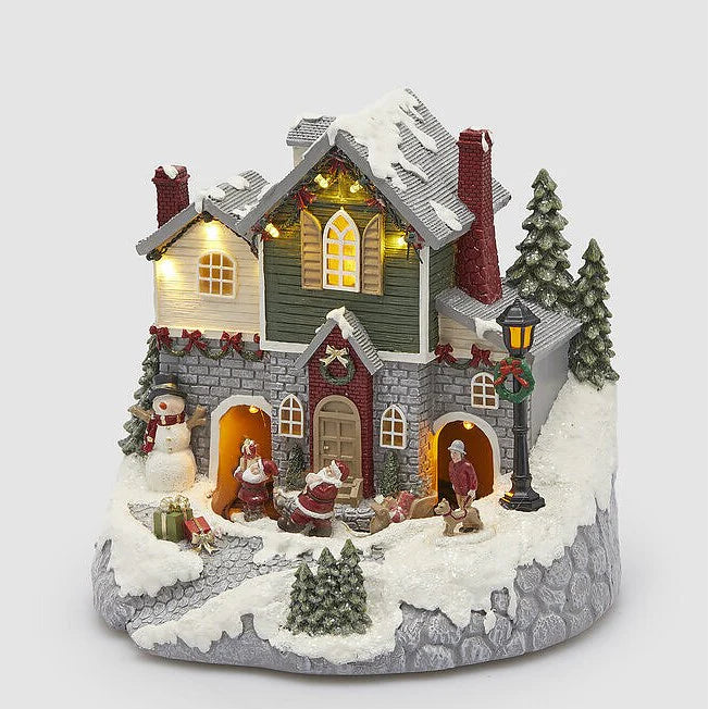 Diorama Casetta H22.5 L22.5 L21 MUSIC+MOV.+LED C4 8100438A999