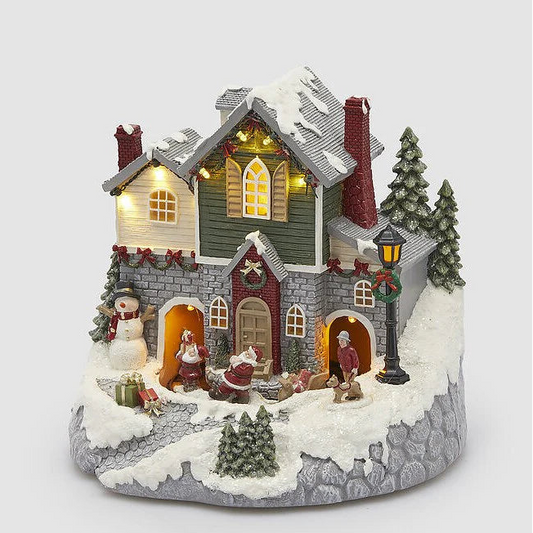 Diorama Casetta H22.5 L22.5 L21 MUSIC+MOV.+LED C4 8100438A999