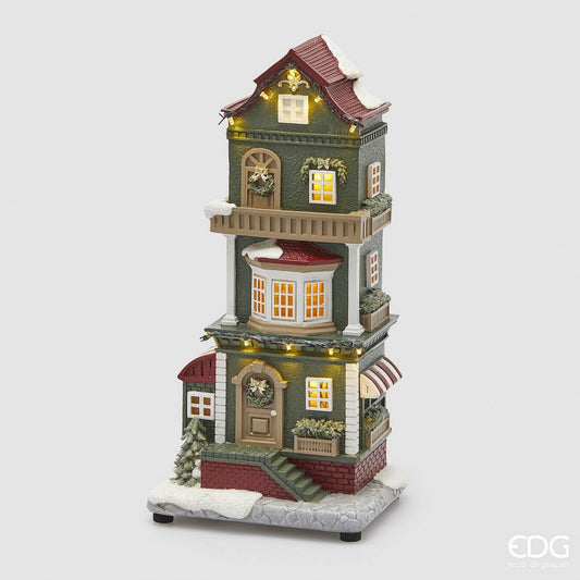 Casita Navideña con Luces